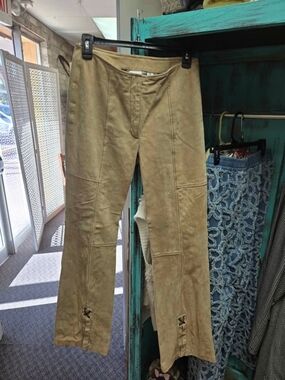 Vintage Tan Suede Pants